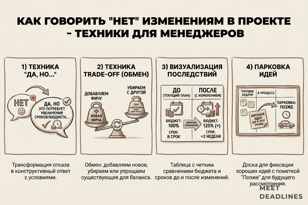 Как говорить нет изменениям