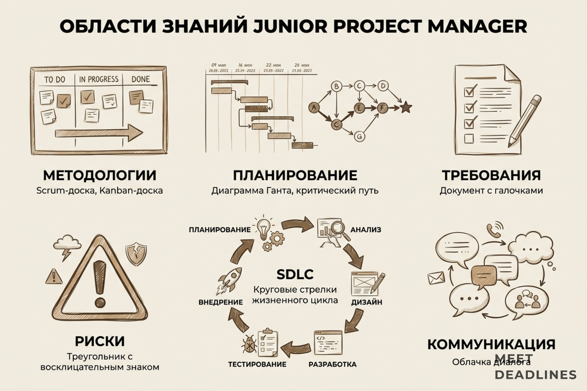 Области знаний Junior PM
